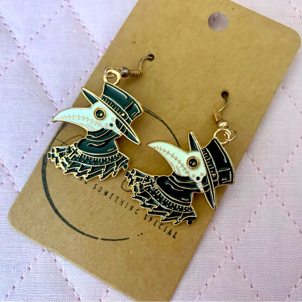 Death doctor witchy earrings